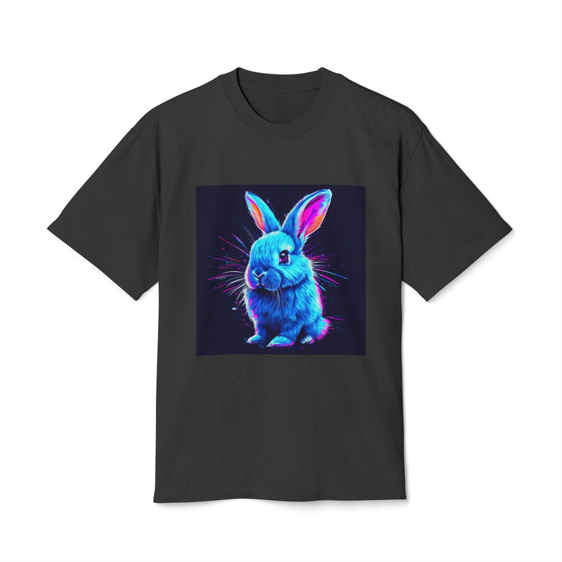 "Blue Bunny" Printed Cotton T-shirt for Unisex | T-Shirts for Boys, Girls, Men, Women