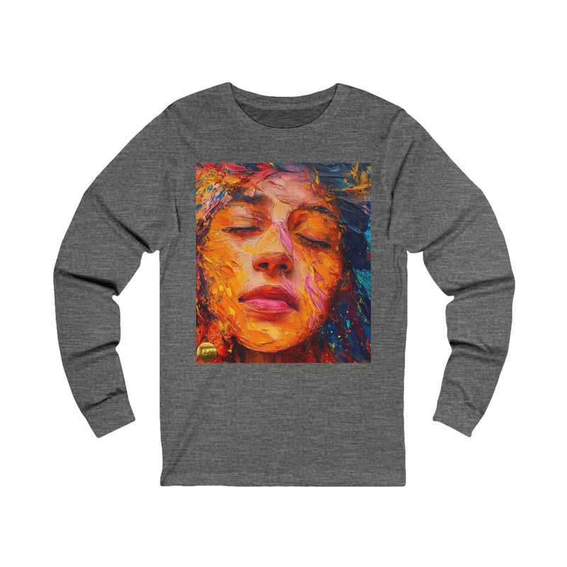 "Aesthatic Painted Woman Face" Printed Cotton T-shirt for Unisex | T-Shirts for Boys, Girls, Men, Women