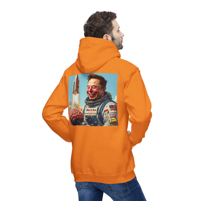 "Mars or Bust" Printed Sweatshirt Hoodie Long Sleeve Sweaters | Cool Print Sweatshirt for Unisex