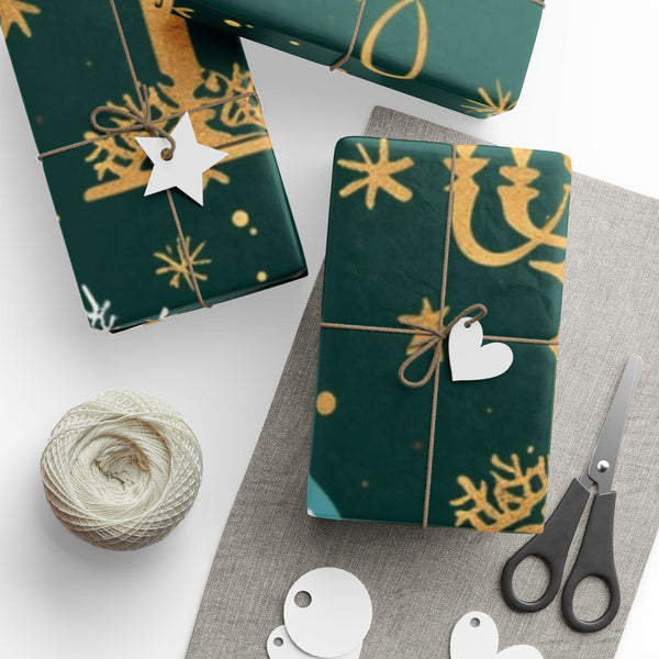 Christmas Gift Wrapping Paper | Gift Wrapping Paper for Christmas | Available in three sizes—30" × 36", 30" × 72", and 30" x 180"