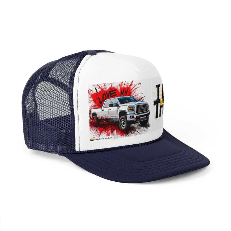 Trucker Unisex Classic Printed Cap | I Love my Truck Adjustable Cap for Men and Women