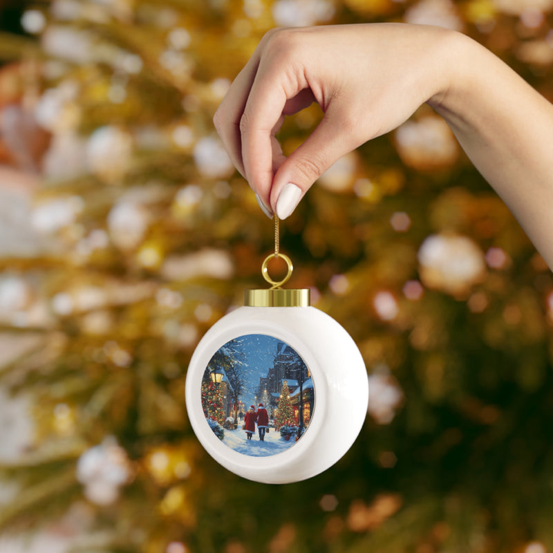 Christmas Tree Ornaments Ball | Hanging Tree Christmas Ball for Home, Window, Outdoor, Garden, Patio Décor