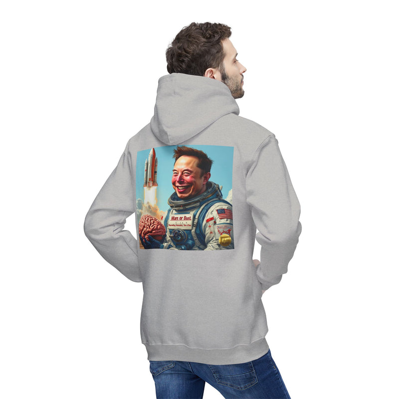 "Mars or Bust" Printed Sweatshirt Hoodie Long Sleeve Sweaters | Cool Print Sweatshirt for Unisex