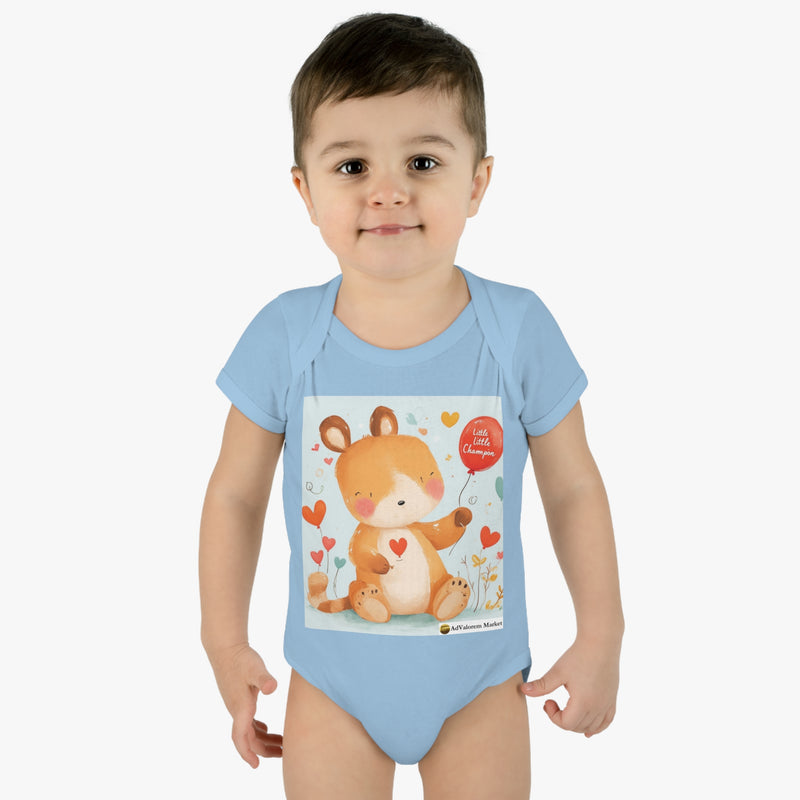 Printed Unisex Baby Rib Infant Bodysuit | 100% Combed Ring-Spun Cotton Bodysuit| Dress Your Little One in Style