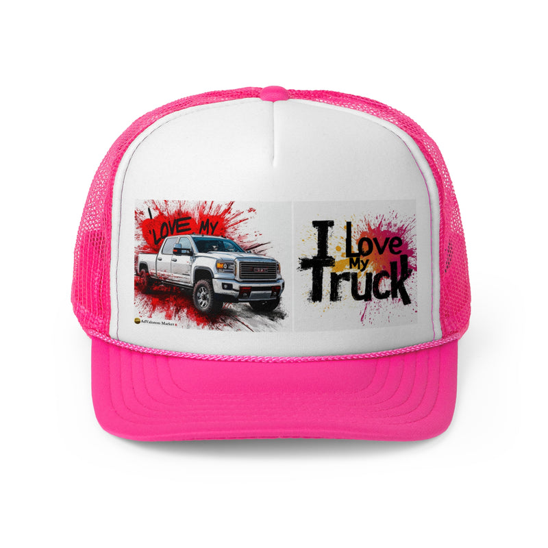 Trucker Unisex Classic Printed Cap | I Love my Truck Adjustable Cap for Men and Women