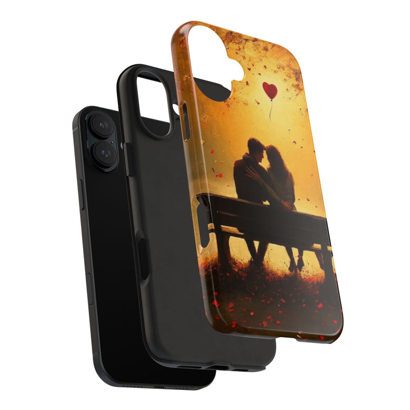 Love Moments Romantic IPhone Case | Clear Case with Romantic Couple | Slim IPhone Case Cover for Unisex