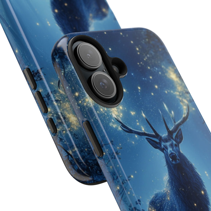 Mystical Stag Tough IPhone Case | Durable & Stylish for Nature Lovers | Slim IPhone Case Cover for Unisex