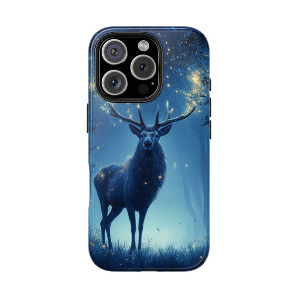 Mystical Stag Tough IPhone Case | Durable & Stylish for Nature Lovers | Slim IPhone Case Cover for Unisex