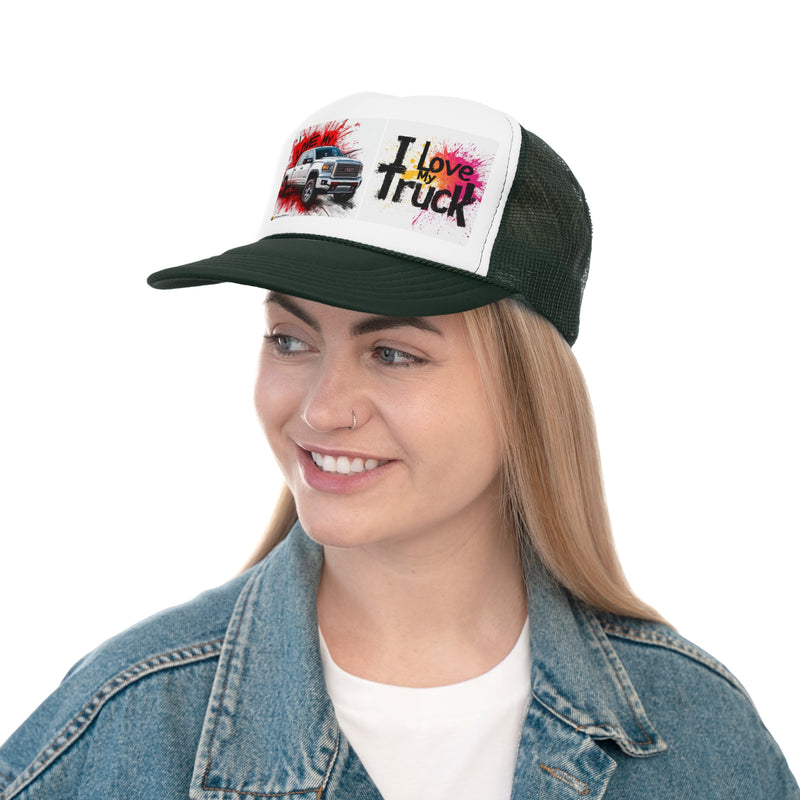 Trucker Unisex Classic Printed Cap | I Love my Truck Adjustable Cap for Men and Women