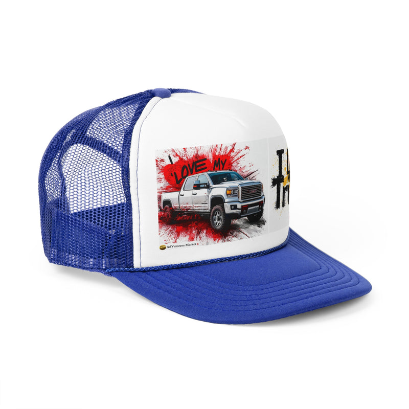 Trucker Unisex Classic Printed Cap | I Love my Truck Adjustable Cap for Men and Women