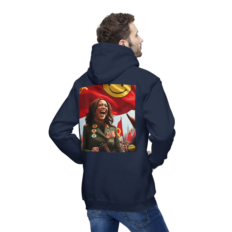 "Kamala Inspired Happy Face " Printed Sweatshirts Hoodie Long Sleeve Sweaters | Cool Print Sweatshirt for Unisex