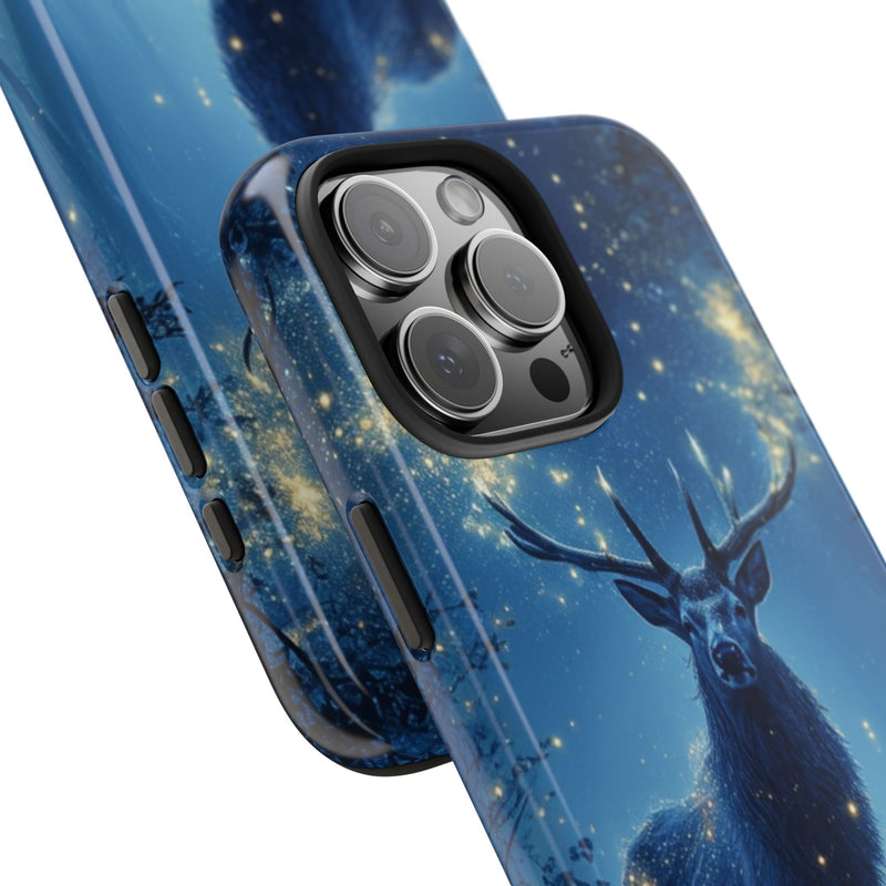 Mystical Stag Tough IPhone Case | Durable & Stylish for Nature Lovers | Slim IPhone Case Cover for Unisex