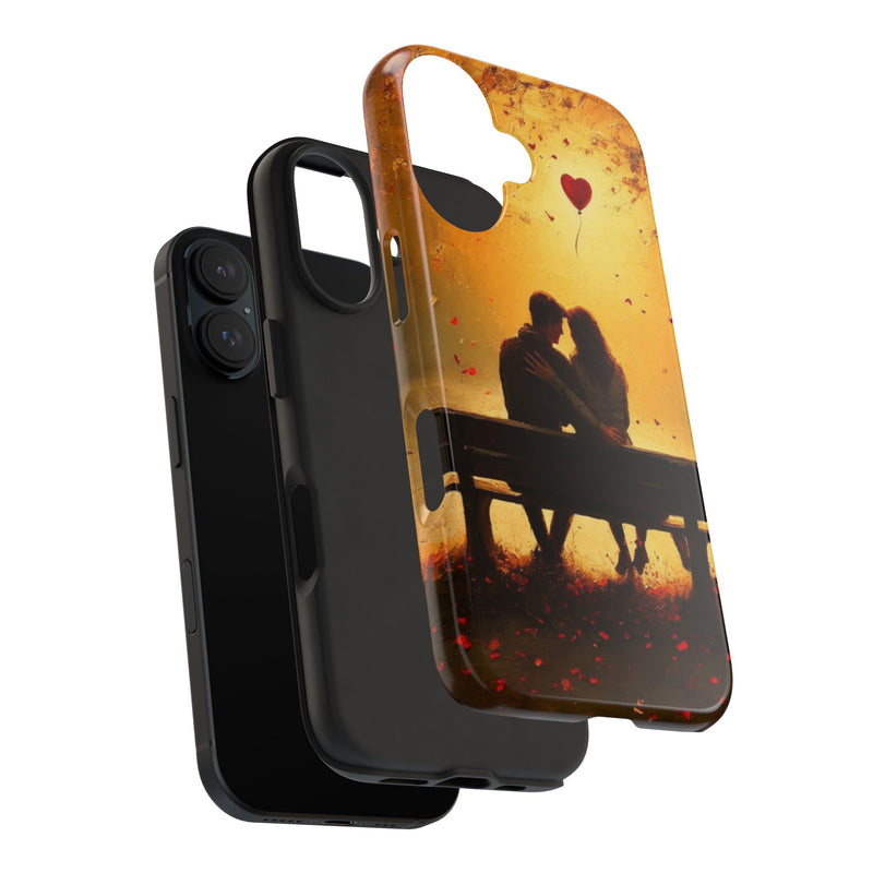 Love Moments Romantic IPhone Case | Clear Case with Romantic Couple | Slim IPhone Case Cover for Unisex