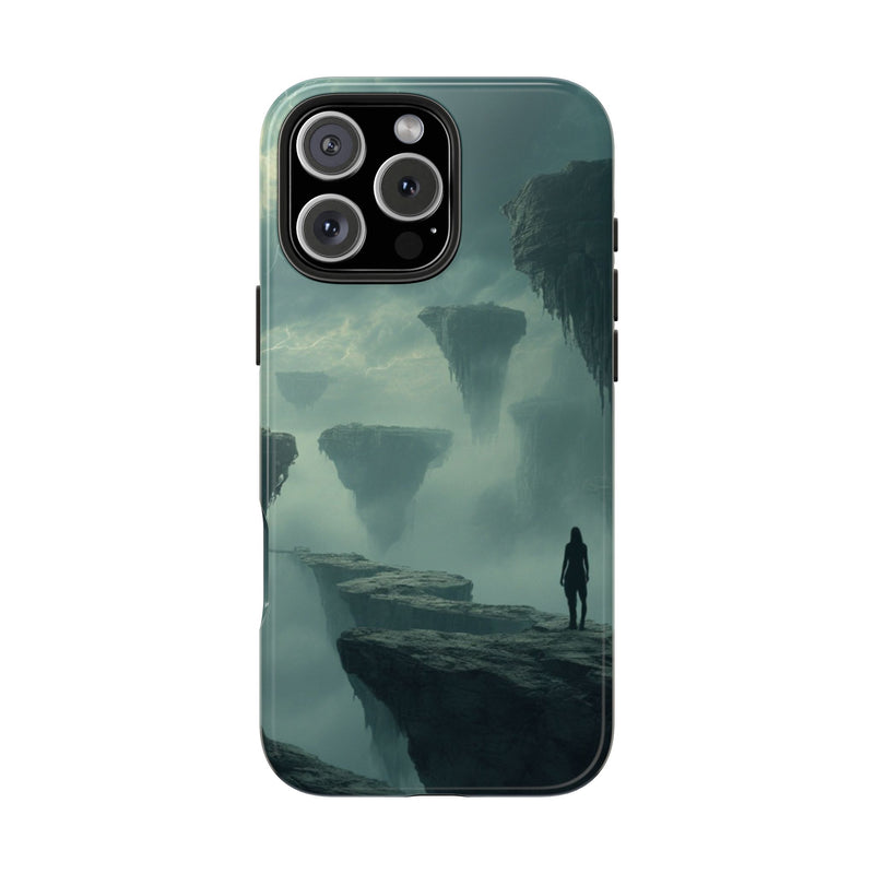 Abyssal Descent Depths IPhone Case | Clear Case with Fiery Look | Slim IPhone Case Cover for Unisex