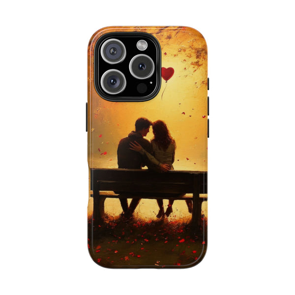 Love Moments Romantic IPhone Case | Clear Case with Romantic Couple | Slim IPhone Case Cover for Unisex