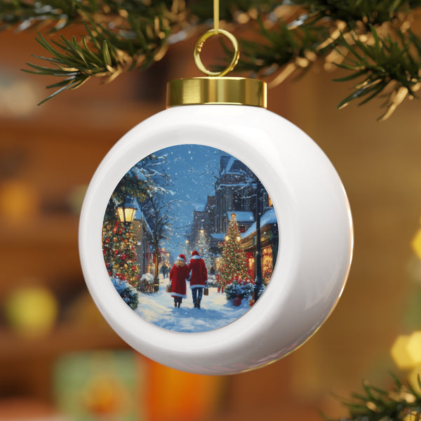 Christmas Tree Ornaments Ball | Hanging Tree Christmas Ball for Home, Window, Outdoor, Garden, Patio Décor