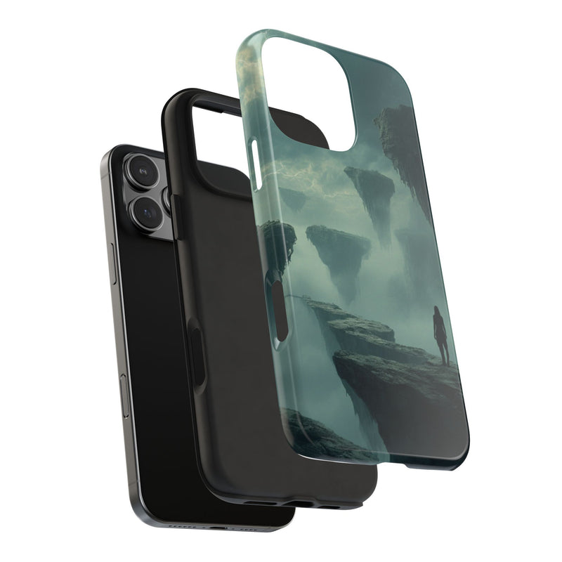 "Abyssal Descent Depths" Mobile Case | Clear Case with Fiery Look | Slim Mobile Case Compatible for iPhone