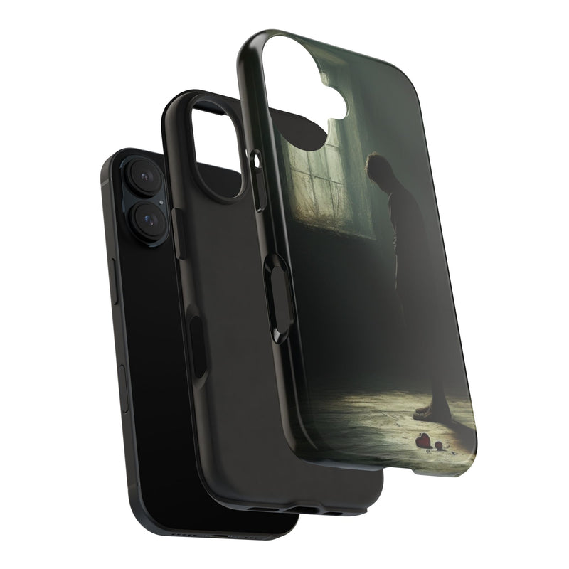 "Echoes of Sorrow" iPhone Case | Clear Case with Sorrow Feel Look | Slim Mobile Cases Compatible for iPhone