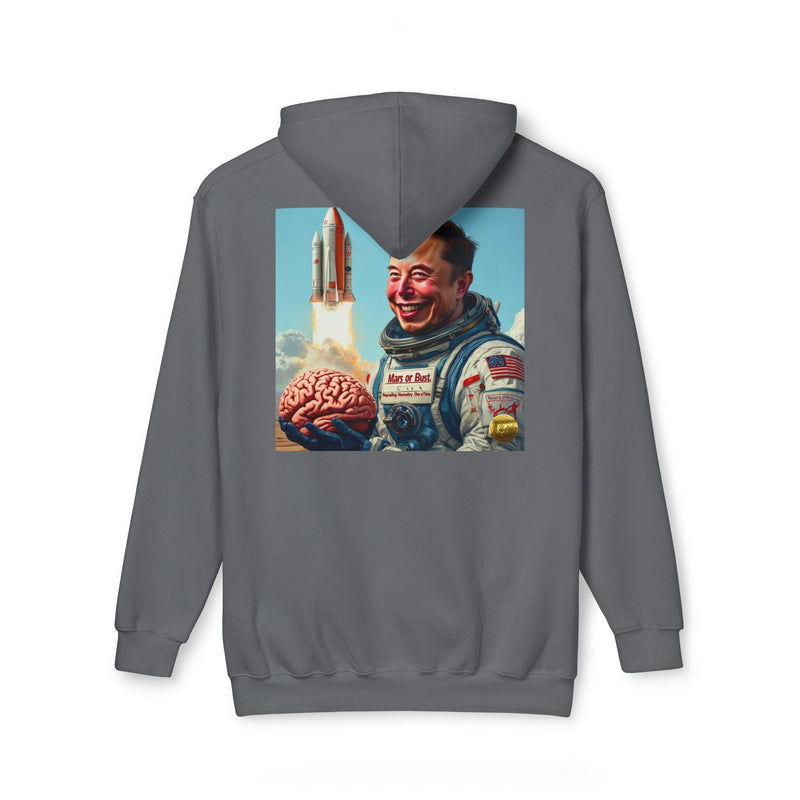 "Elon Musk Big Brain" Printed Sweatshirt Hoodie Long Sleeve Sweaters | Cool Print Sweatshirt for Unisex