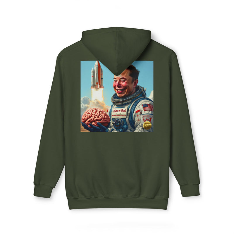 "Elon Musk Big Brain" Printed Sweatshirt Hoodie Long Sleeve Sweaters | Cool Print Sweatshirt for Unisex