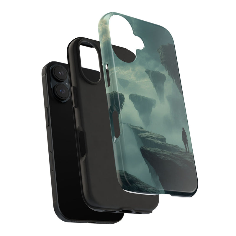 "Abyssal Descent Depths" Mobile Case | Clear Case with Fiery Look | Slim Mobile Case Compatible for iPhone