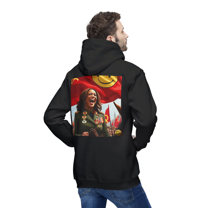 "Kamala Inspired Happy Face " Printed Sweatshirts Hoodie Long Sleeve Sweaters | Cool Print Sweatshirt for Unisex