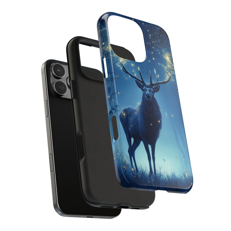 Mystical Stag Tough IPhone Case | Durable & Stylish for Nature Lovers | Slim IPhone Case Cover for Unisex