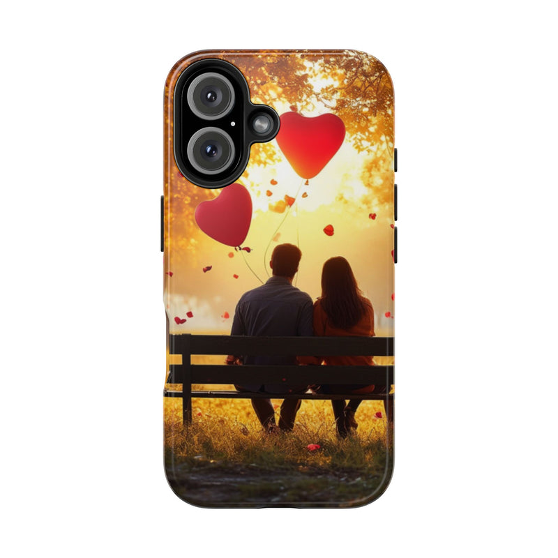 "Love Moments Romantic" Mobile Cases | Clear Case with Romantic Couple | Slim Mobile Cases Compatible for iPhone