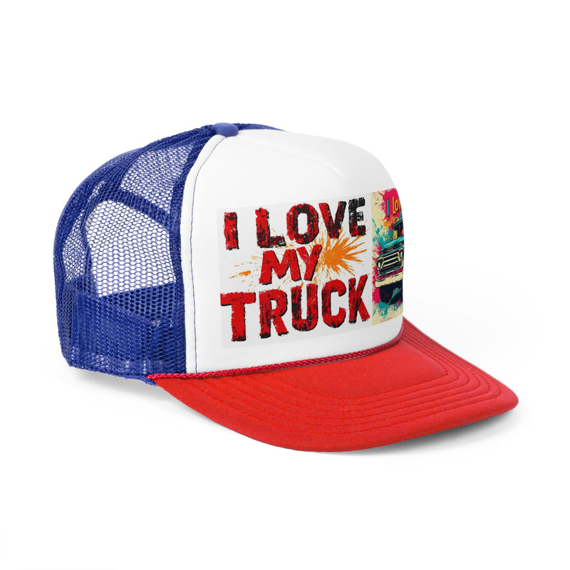 Trucker Unisex Classic Printed Cap | I Love my Truck Adjustable Cap for Men and Women