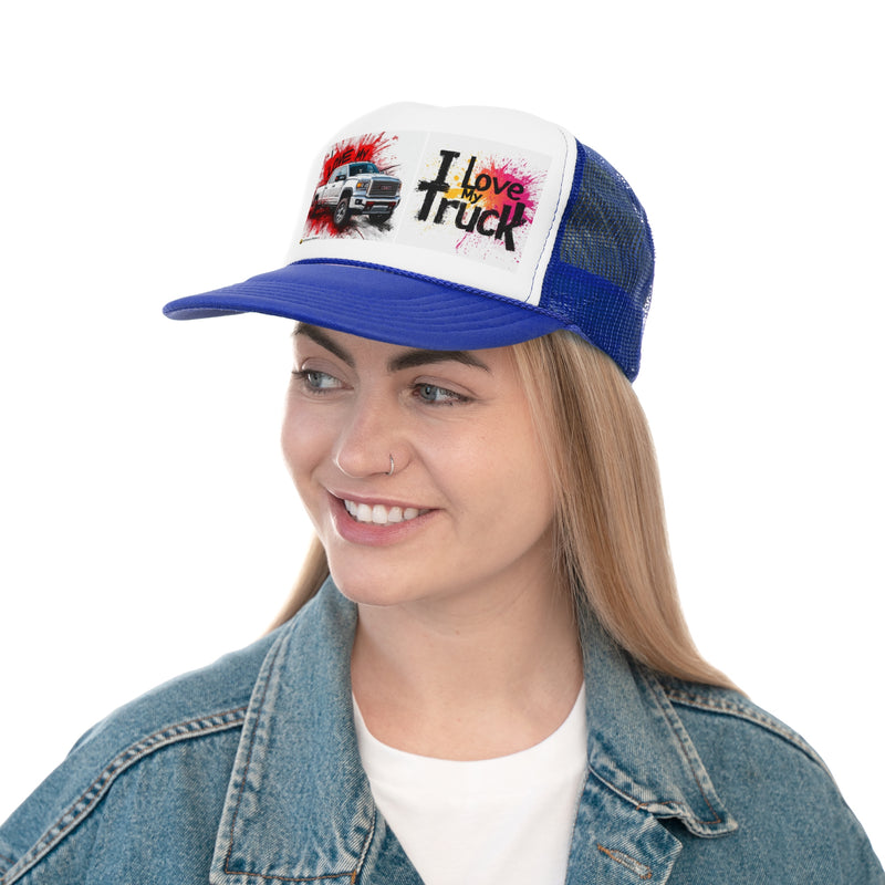 Trucker Unisex Classic Printed Cap | I Love my Truck Adjustable Cap for Men and Women