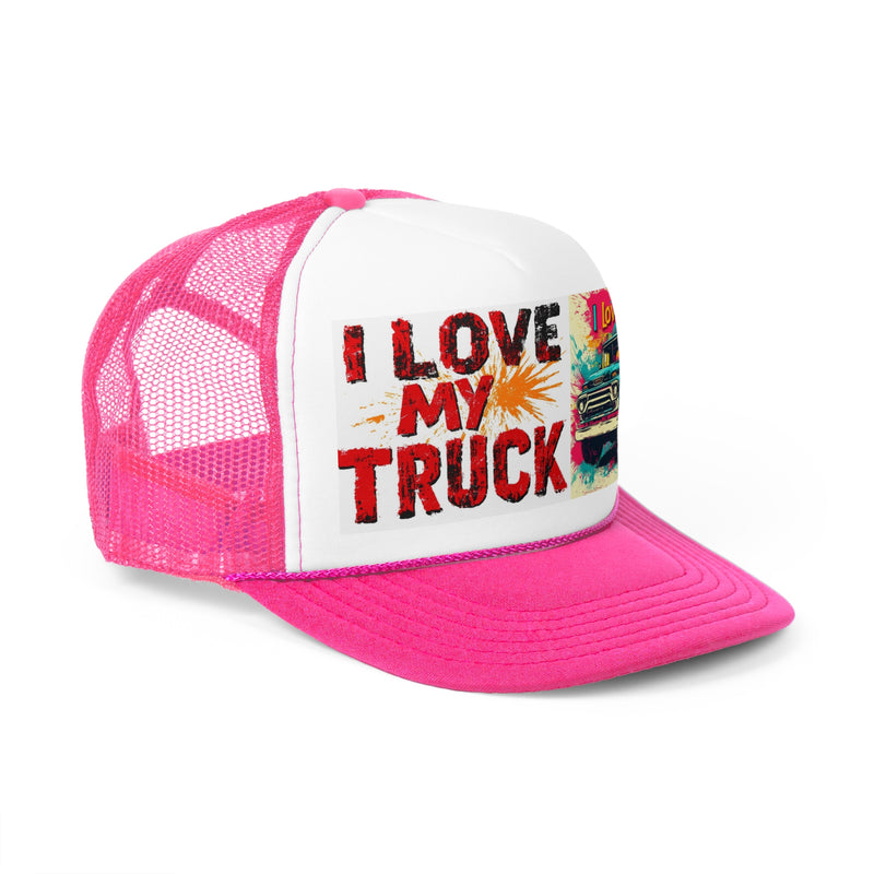 Trucker Unisex Classic Printed Cap | I Love my Truck Adjustable Cap for Men and Women