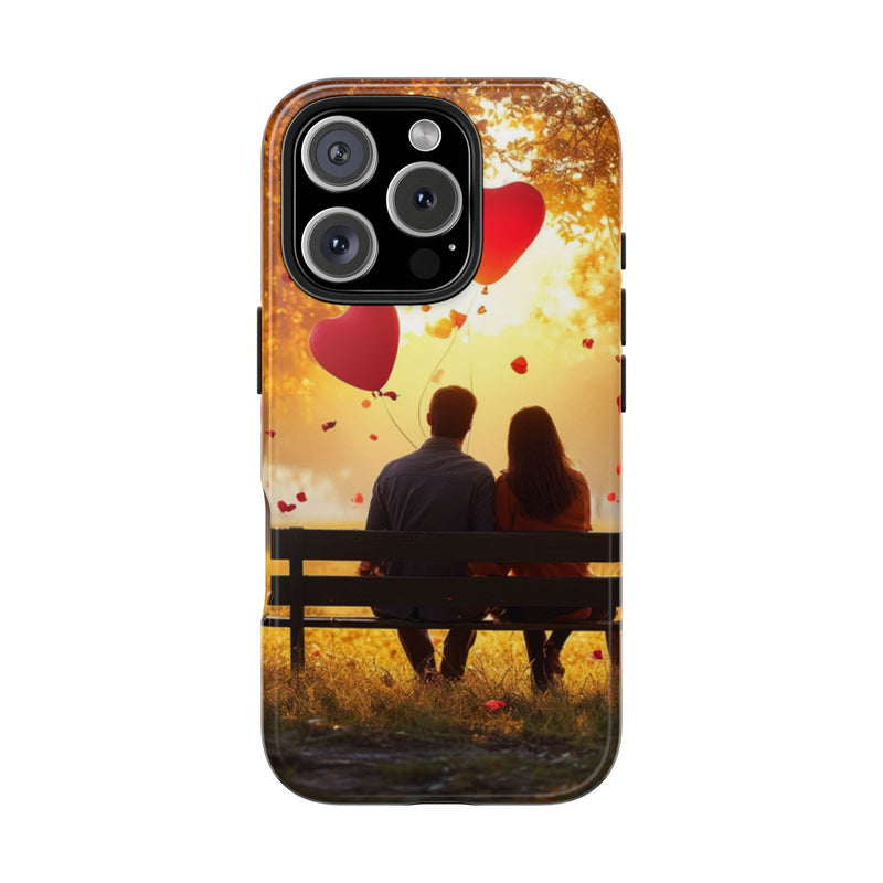 Love Moments Romantic IPhone Case | Clear Case with Romantic Couple | Slim IPhone Case Cover for Unisex