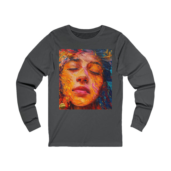 "Aesthatic Painted Woman Face" Printed Cotton T-shirt for Unisex | T-Shirts for Boys, Girls, Men, Women