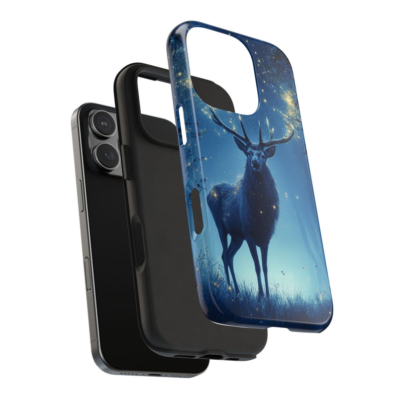 Mystical Stag Tough IPhone Case | Durable & Stylish for Nature Lovers | Slim IPhone Case Cover for Unisex