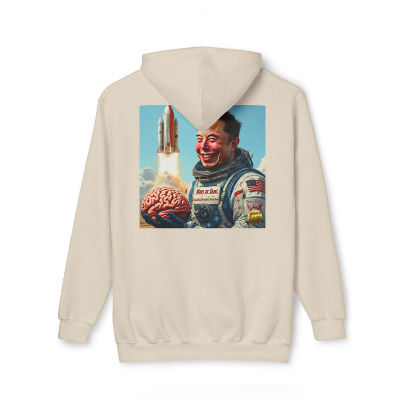 "Elon Musk Big Brain" Printed Sweatshirt Hoodie Long Sleeve Sweaters | Cool Print Sweatshirt for Unisex