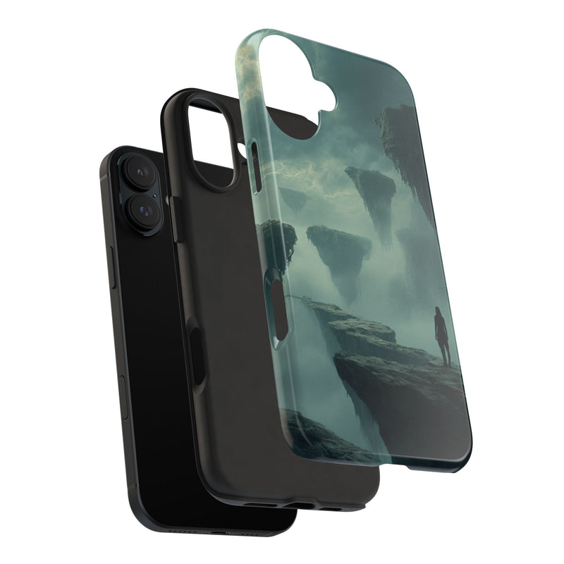 "Abyssal Descent Depths" Mobile Case | Clear Case with Fiery Look | Slim Mobile Case Compatible for iPhone