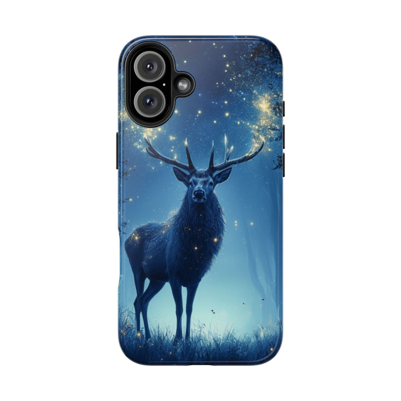 Mystical Stag Tough IPhone Case | Durable & Stylish for Nature Lovers | Slim IPhone Case Cover for Unisex