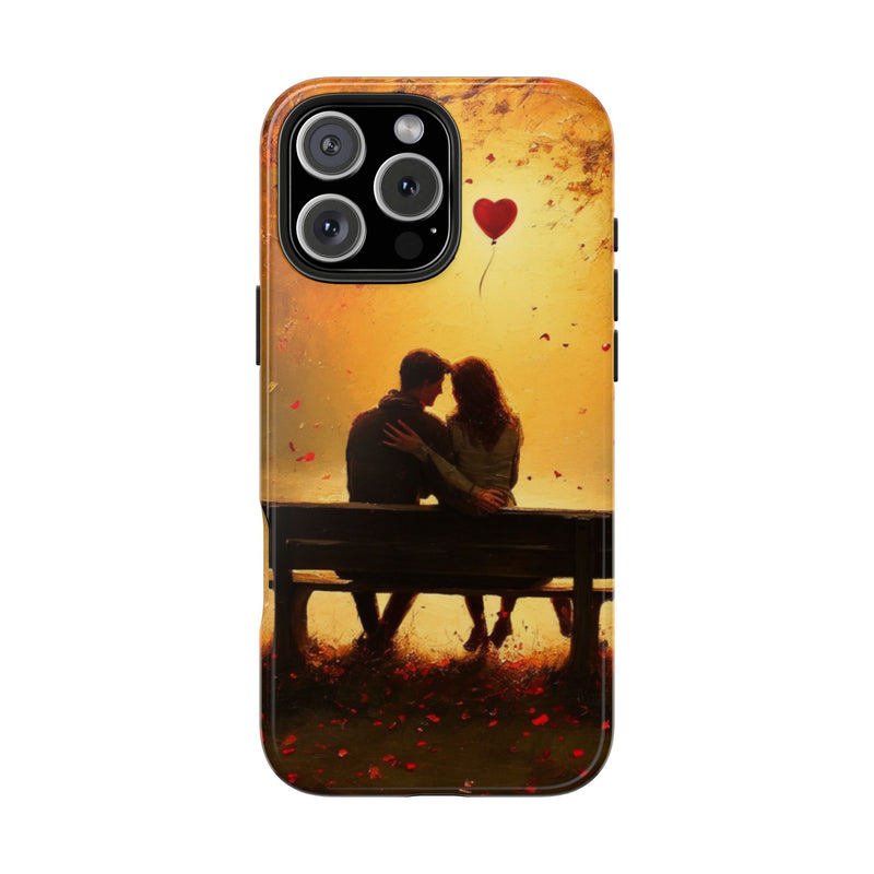 Love Moments Romantic IPhone Case | Clear Case with Romantic Couple | Slim IPhone Case Cover for Unisex