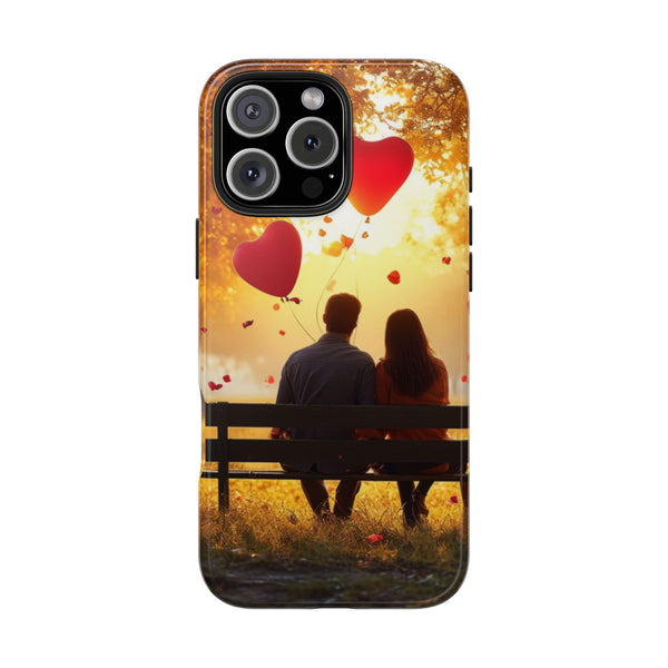 Love Moments Romantic IPhone Case | Clear Case with Romantic Couple | Slim IPhone Case Cover for Unisex