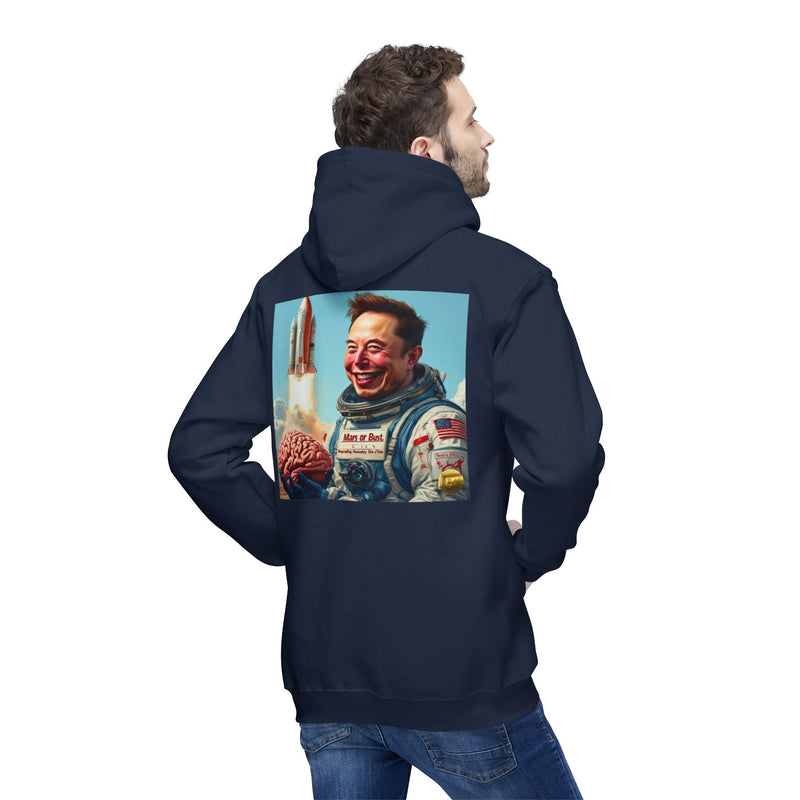 "Mars or Bust" Printed Sweatshirt Hoodie Long Sleeve Sweaters | Cool Print Sweatshirt for Unisex