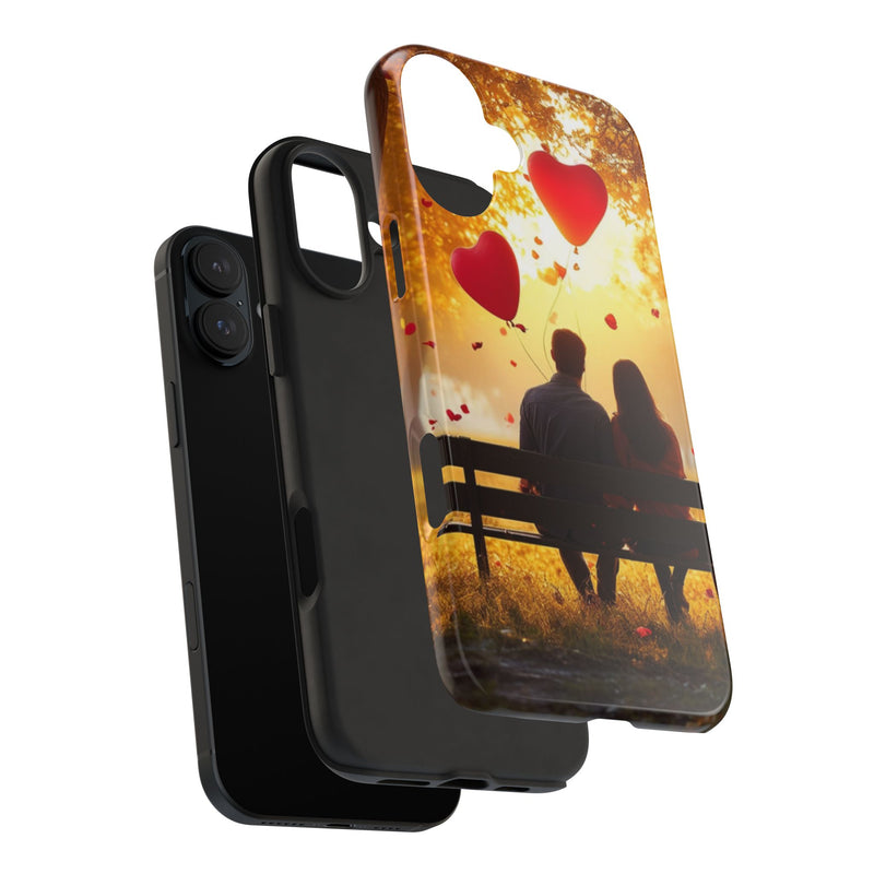 "Love Moments Romantic" Mobile Cases | Clear Case with Romantic Couple | Slim Mobile Cases Compatible for iPhone