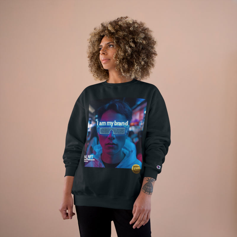 "NFT Glasses" Printed Sweatshirt Long Sleeve Sweaters | Cool Print Sweatshirt for Unisex