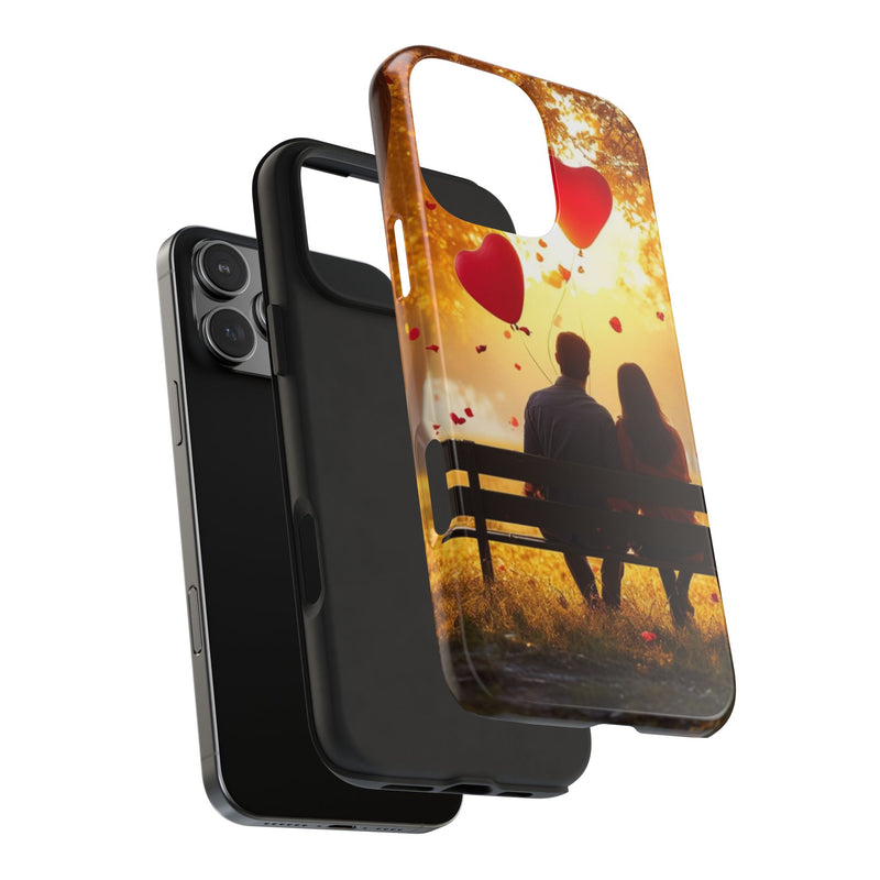 "Love Moments Romantic" Mobile Cases | Clear Case with Romantic Couple | Slim Mobile Cases Compatible for iPhone