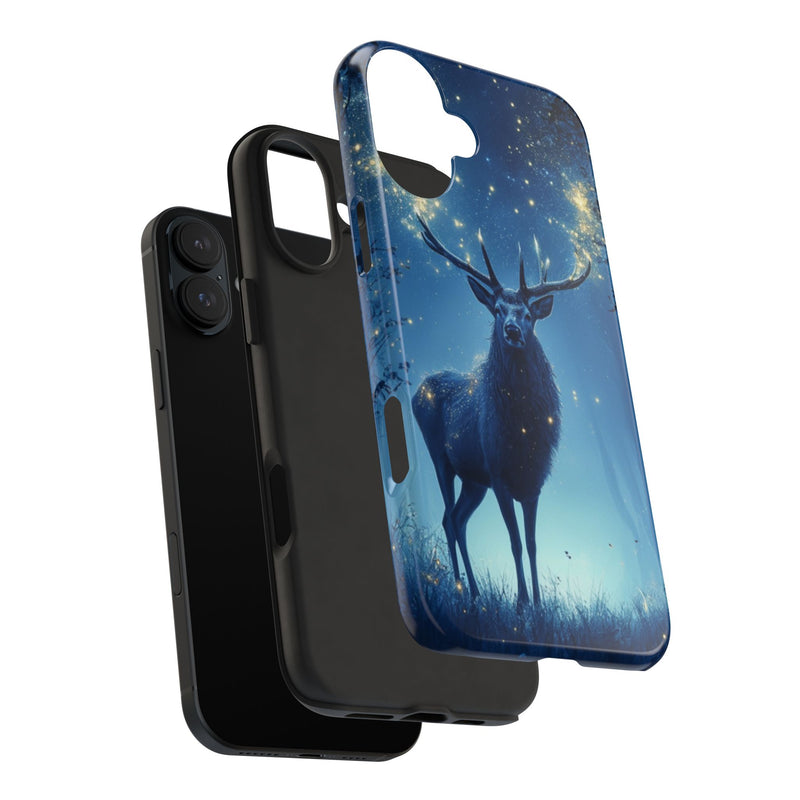 Mystical Stag Tough IPhone Case | Durable & Stylish for Nature Lovers | Slim IPhone Case Cover for Unisex