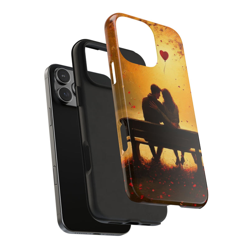 Love Moments Romantic IPhone Case | Clear Case with Romantic Couple | Slim IPhone Case Cover for Unisex