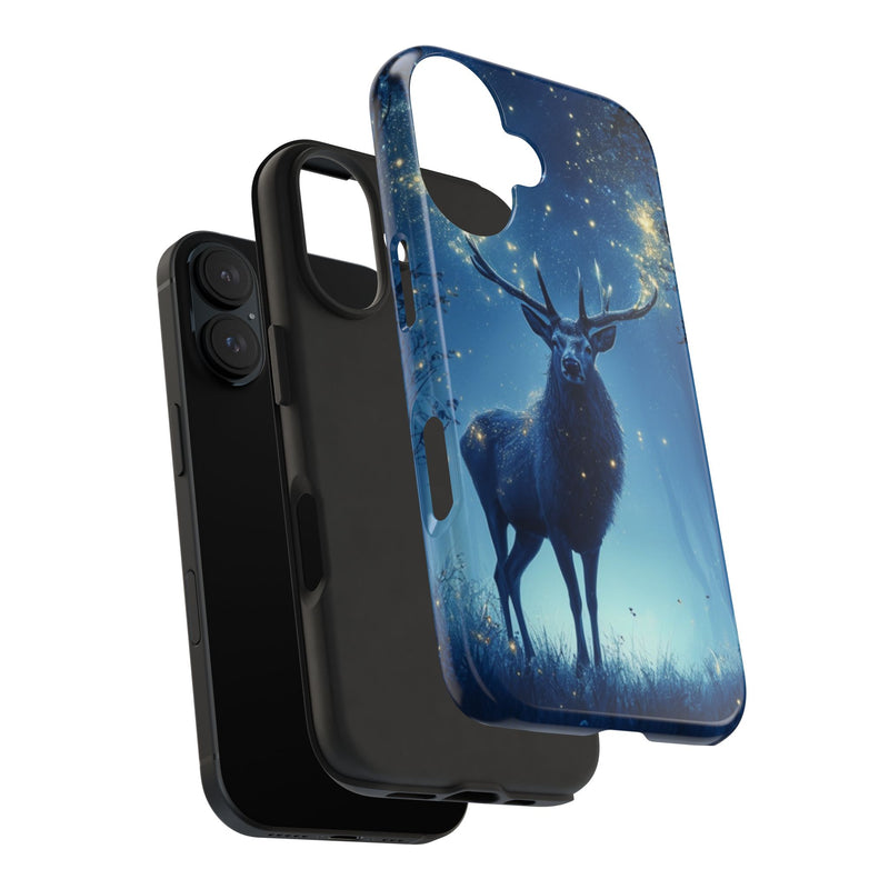 Mystical Stag Tough IPhone Case | Durable & Stylish for Nature Lovers | Slim IPhone Case Cover for Unisex