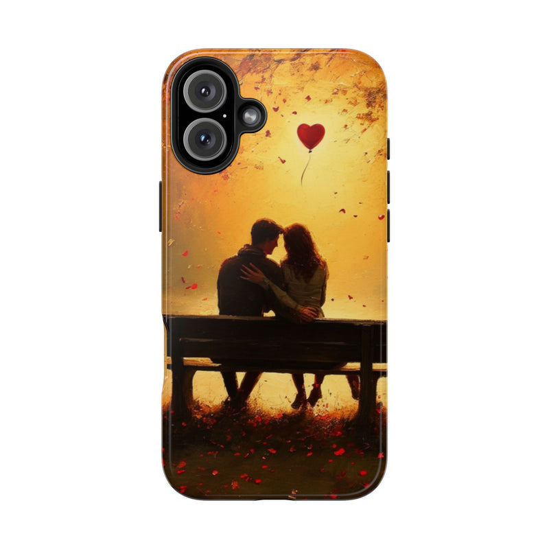 Love Moments Romantic IPhone Case | Clear Case with Romantic Couple | Slim IPhone Case Cover for Unisex