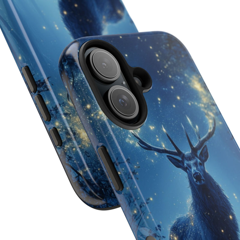 Mystical Stag Tough IPhone Case | Durable & Stylish for Nature Lovers | Slim IPhone Case Cover for Unisex