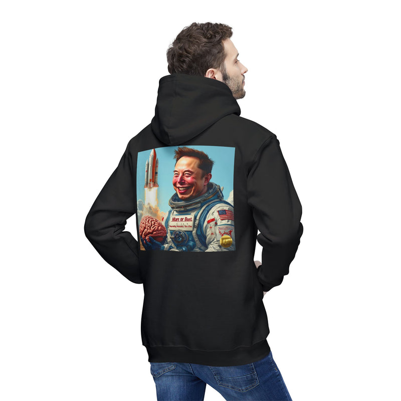 "Elon Musk Big Brain" Printed Sweatshirt Hoodie Long Sleeve Sweaters | Cool Print Sweatshirt for Unisex