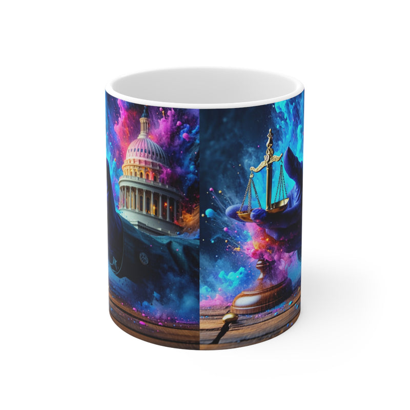 "Artistic Masterpiece" Printed Ceramic 15oz and 11oz Coffee Cup | Printed Cup for Unisex | Restaurant, Kitchen, Dinning Coffee Cups